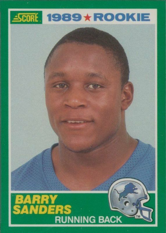 Barry Sanders Football Cards