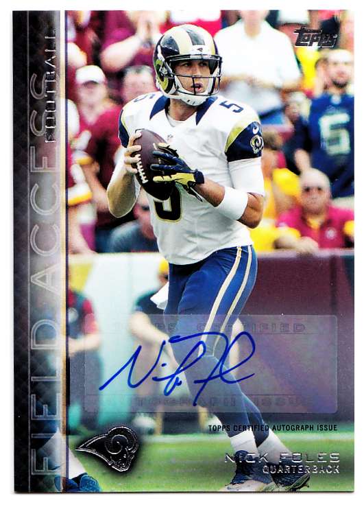 Nick Foles Football Cards Football Singles and Rookie Trading Cards