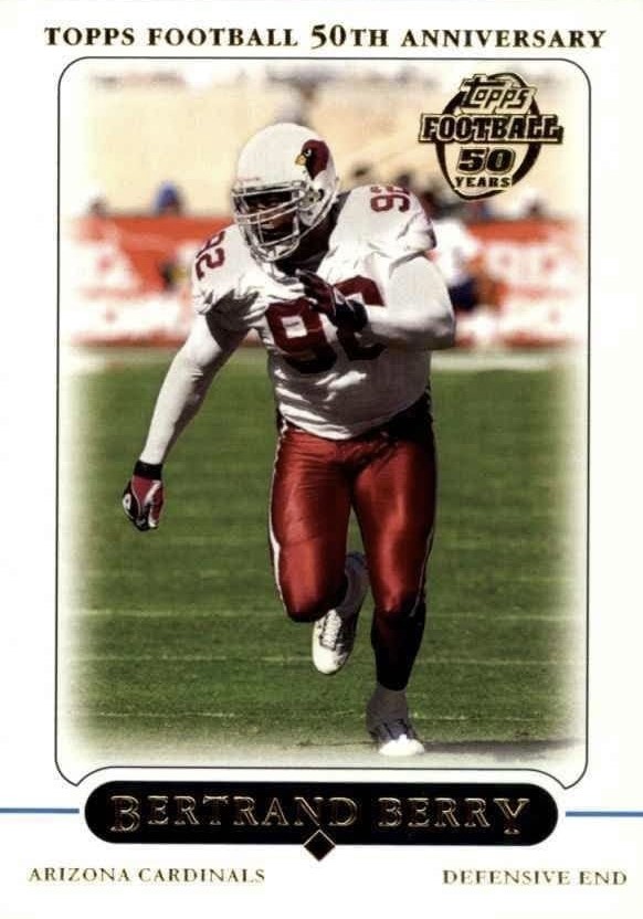 Bertrand Berry Football Cards