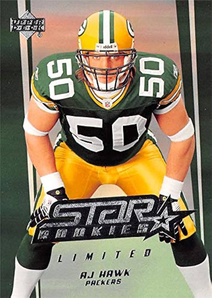 A.J. Hawk Football Cards