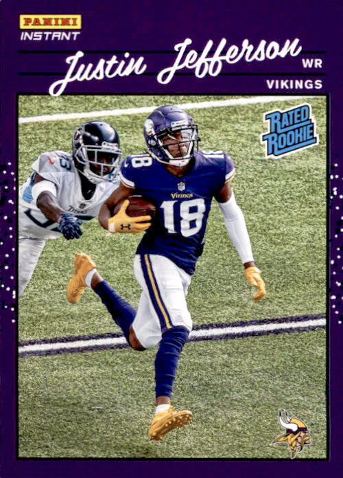 Justin Jefferson Football Cards Football Singles and Rookie Trading Cards
