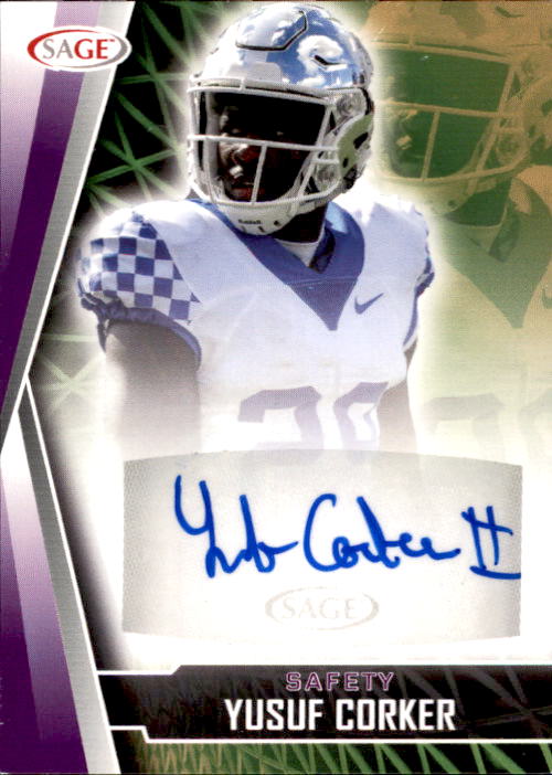 Yusuf Corker Football Cards Football Singles and Rookie Trading Cards