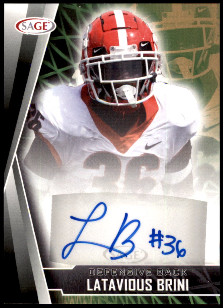 2022 Sage Football Cards and Rookie Cards