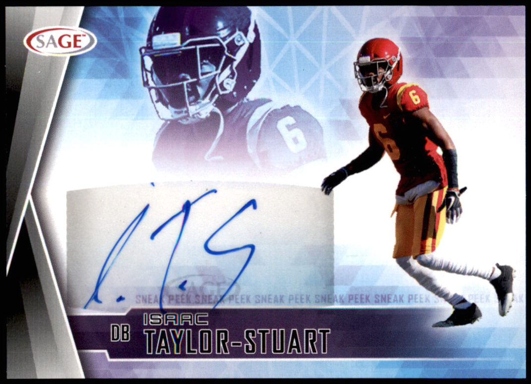 Isaac TaylorStuart Football Cards Football Singles and Rookie