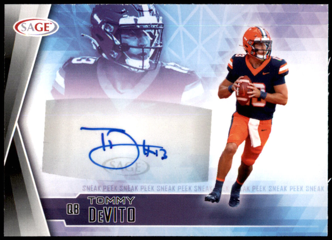 Tommy Devito Football Cards Football Singles and Rookie Trading Cards