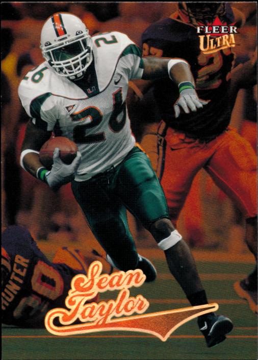Sean Taylor Football Cards Football Singles And Rookie Trading Cards
